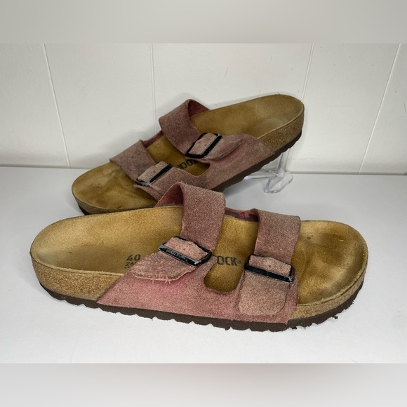 Birkenstock Arizona Pink Sandals Women Size 9 - Picture 1 of 16